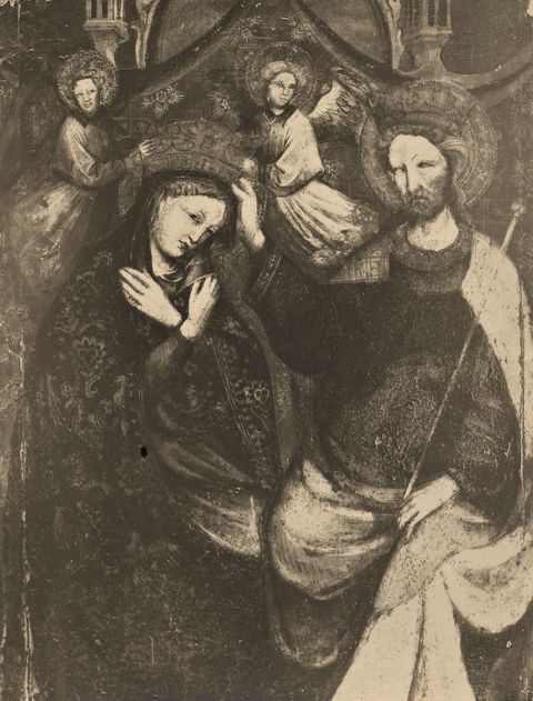 Anonimo — Anonimo bolognese - sec. XV - Incoronazione di Maria Vergine — insieme